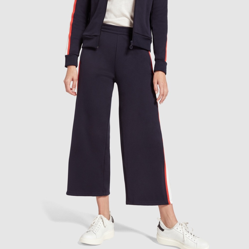 WIDE-LEG CROPPED TRACK PANTS tory Sport size S